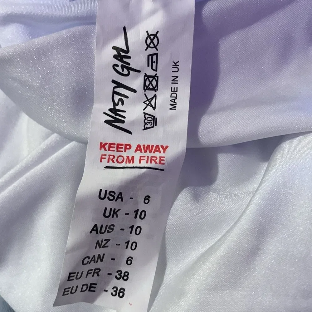 White Bikini Bottoms Size 6